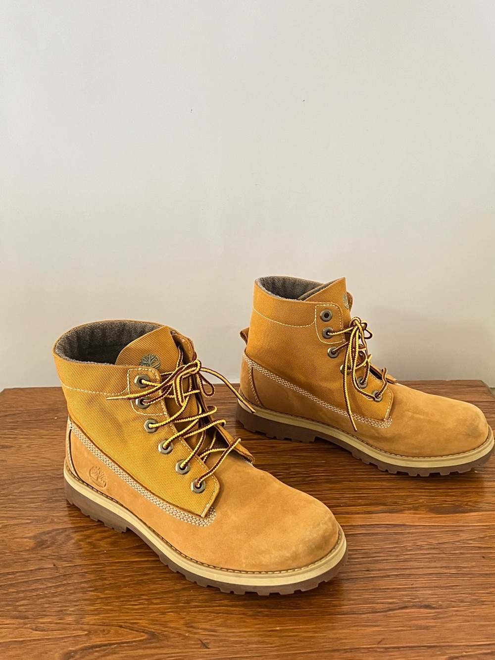 Timberland Men’s Wheat/Gold Nubuck Work Boots